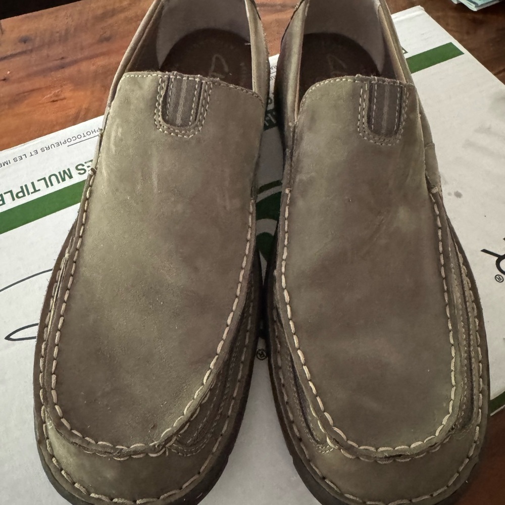 Cloudsteppers by Clarks Men's Tan Slip-On Loafers